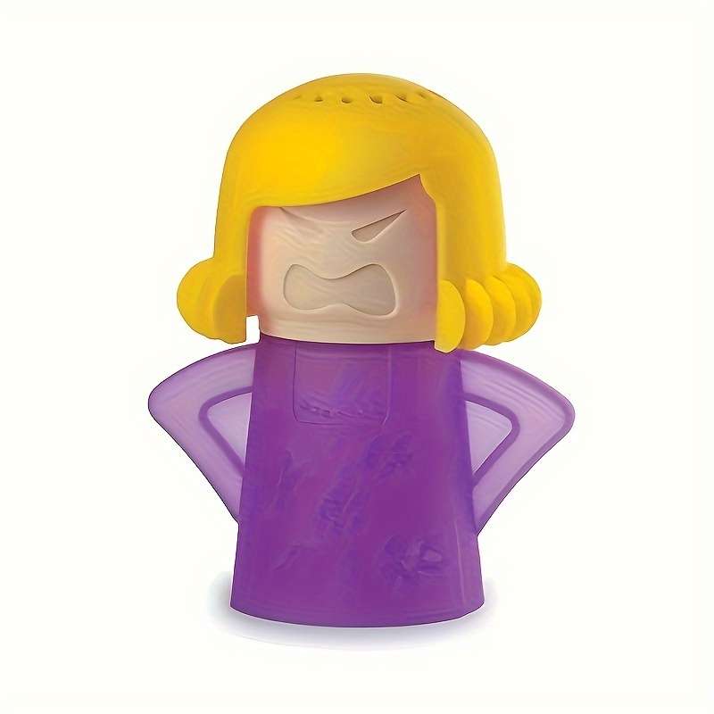 1pc "Angry Mama" Microwave Oven Steam Cleaner Easy-to-Use Kitchen Appliance Cleaning Tool