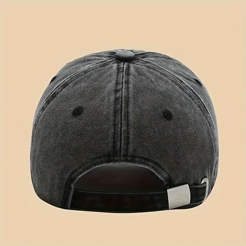 1pc Women'S Embroidered Anchor Baseball Cap Cotton Breathable Adjustable Sun Hat for Spring Summer