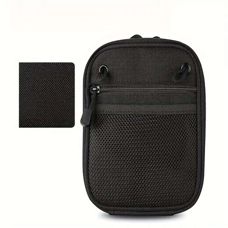 1pc Classic Ambidextrous Nylon Gun Holster with Zipper Closure Versatile Concealed Carry Waist Bag f