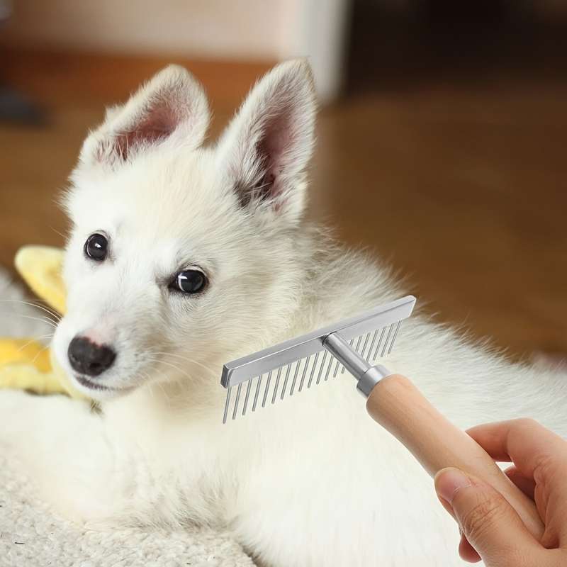 1pc Silvery Pet Comb