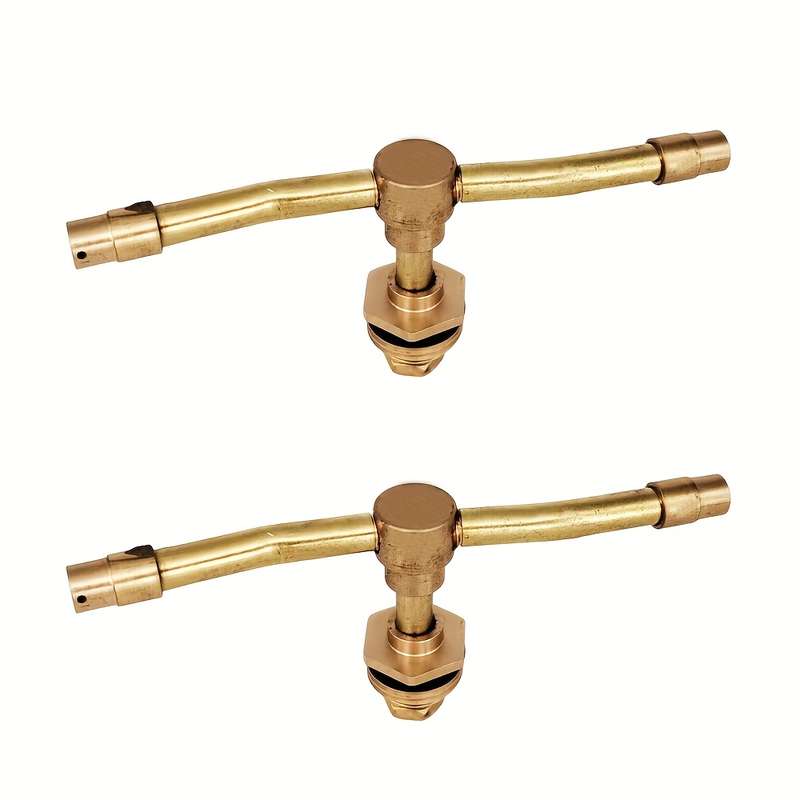 1Pc 3 Arms Whirling Sprinkler Automatic Rotary Brass Sprayer
