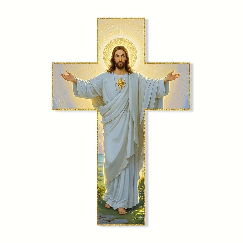 1pc 15.24cm Jesus Christian Themed Stickers
