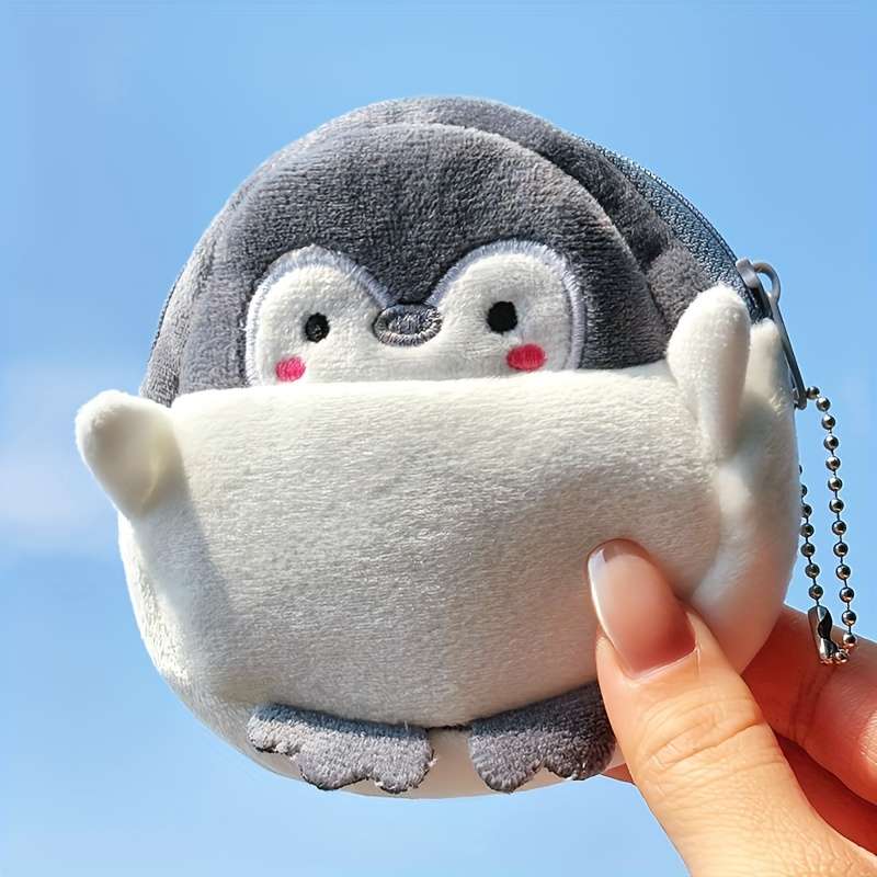 1pc A Cute Plush Coin Purse That Can Hold Lipstick And Bank Cards Perfect for Everyday Storage And