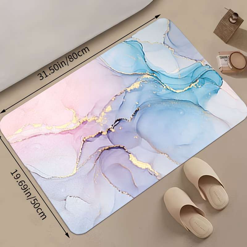 1Pc Pink 50x80cm Floor Mat