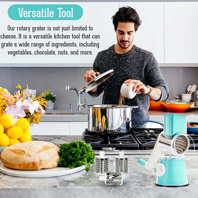 1pc Home Multifunctional Kitchen Tools Equipped with Three Merlin Knives to Replace Red And Blu