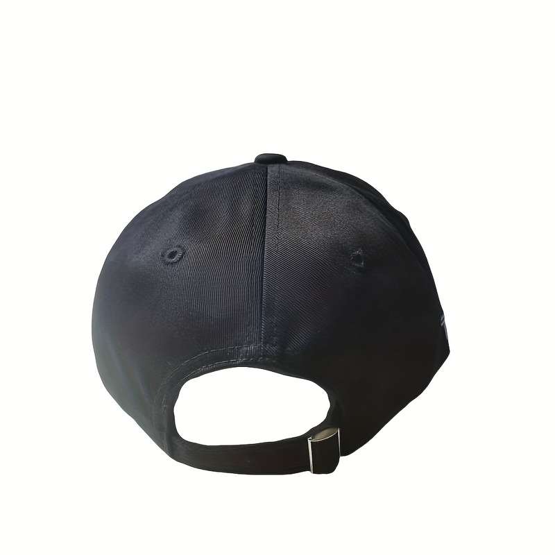 1pc Unisex Golf Baseball Cap 100% Polyester Breathable Adjustable Fit with Embroidered Skull De