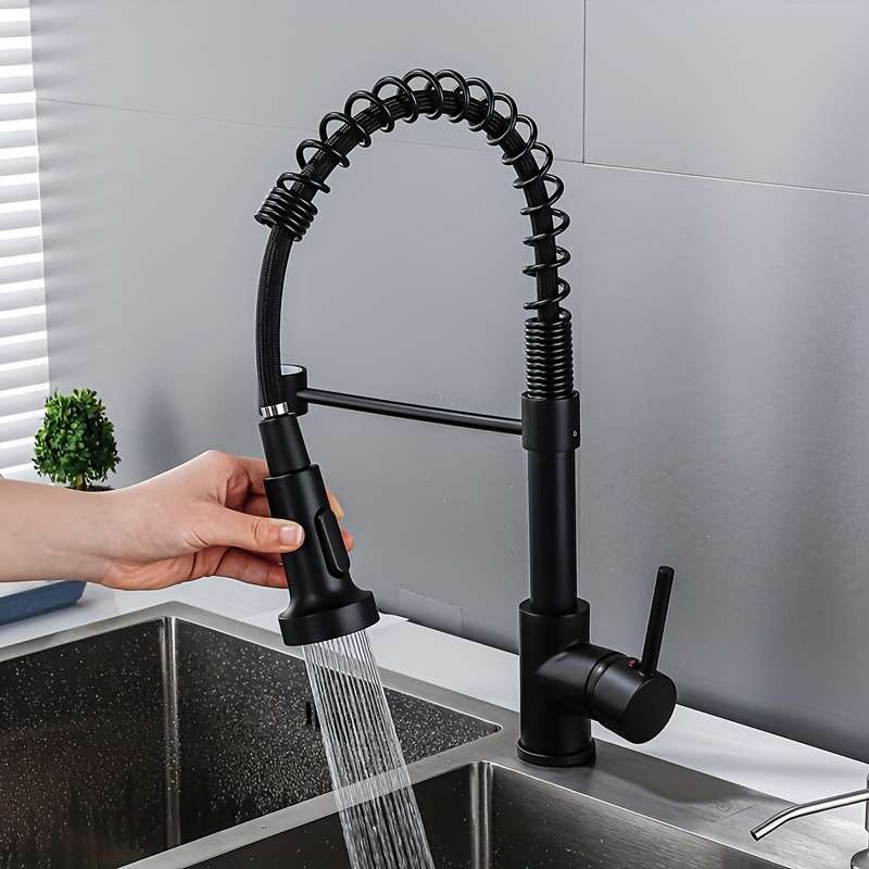 1 Piece Twinbell Modern Kitchen Faucet