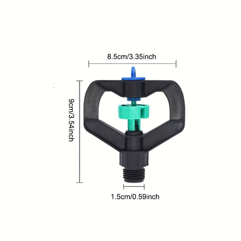 1Pc Garden Hose Nozzle Automatic Lawn Irrigation Sprinkler