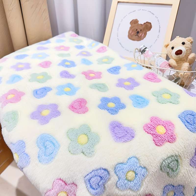 1ps Blanket Size 80Cm 100Cm  Style Teddy Bear