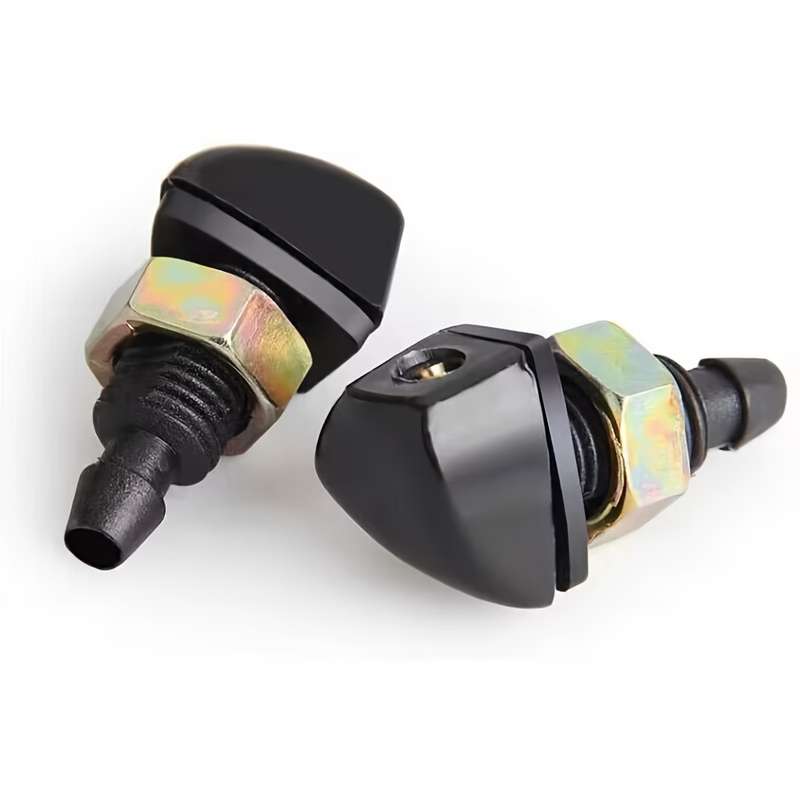 2Pcs Universal DIY Car Windshield Washer Jet Nozzle
