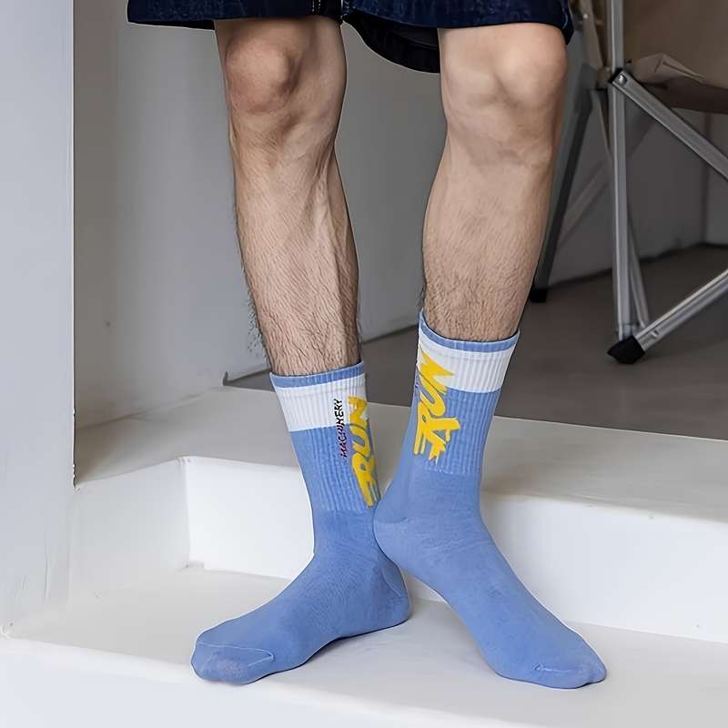 5 Pairs Mix And Match Asian One Size High Elastic Socks