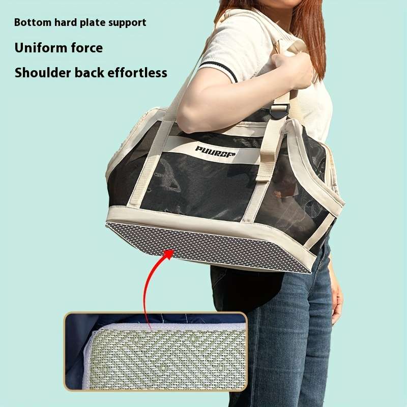 1pc Rice White Pet Bag