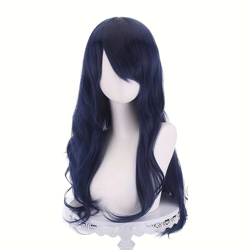 1Pc Blue 71.12cm Fashion Design Wig