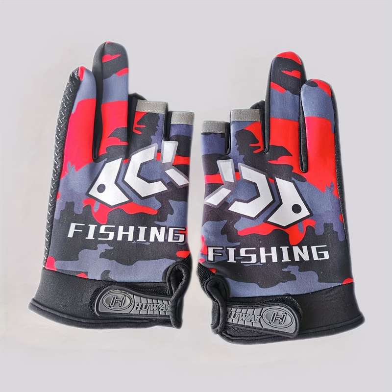 1 Pair Blue One Size Outdoor Sports Gloves