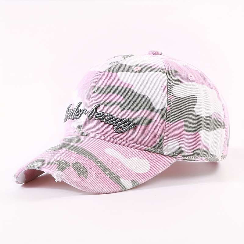 1pc 1 Adjustable Camouflage Baseball Cap with "Dad'S Dream" Embroidery Stylish Sun-Protective V