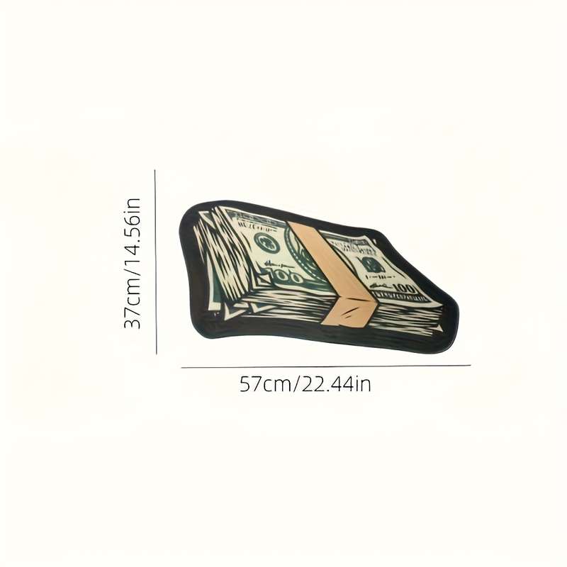 1Pc 37x57cm 14.58x22.44inch Pattern 2 Floor Mat