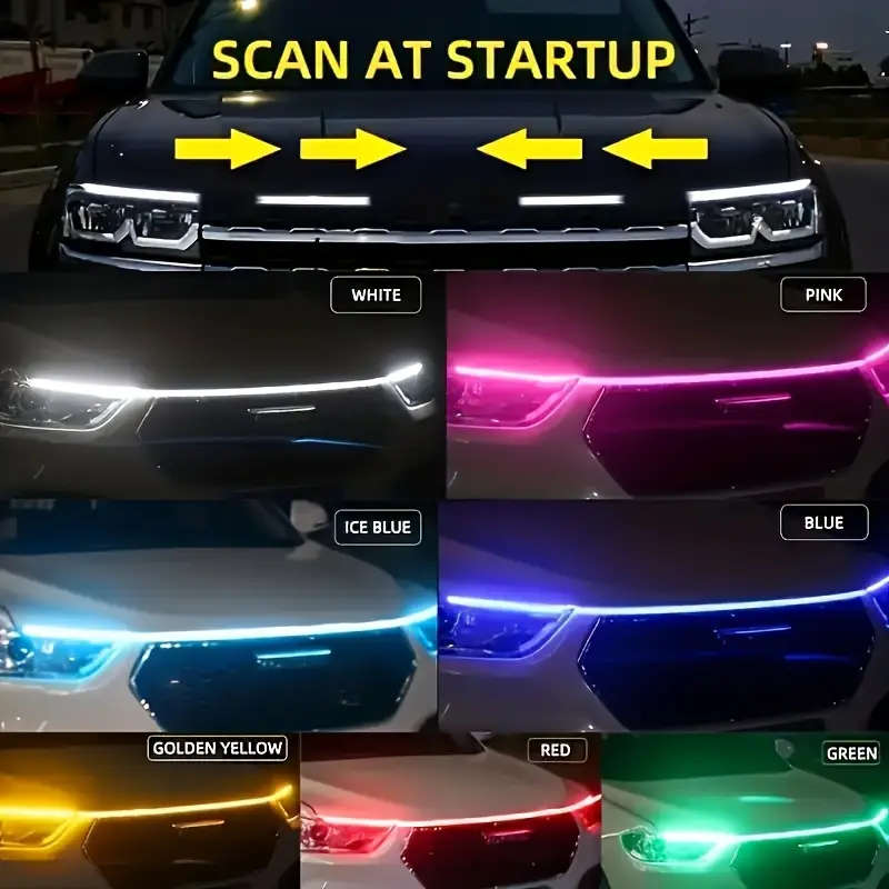 LED Car Hood Vent Light