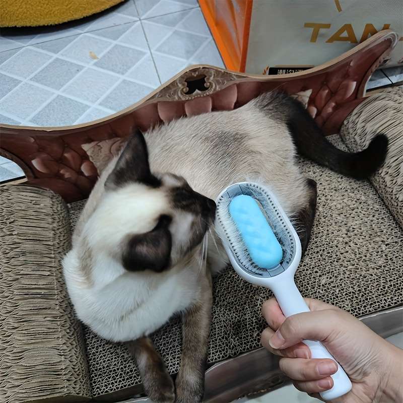 1pc Blue Short Pet Comb