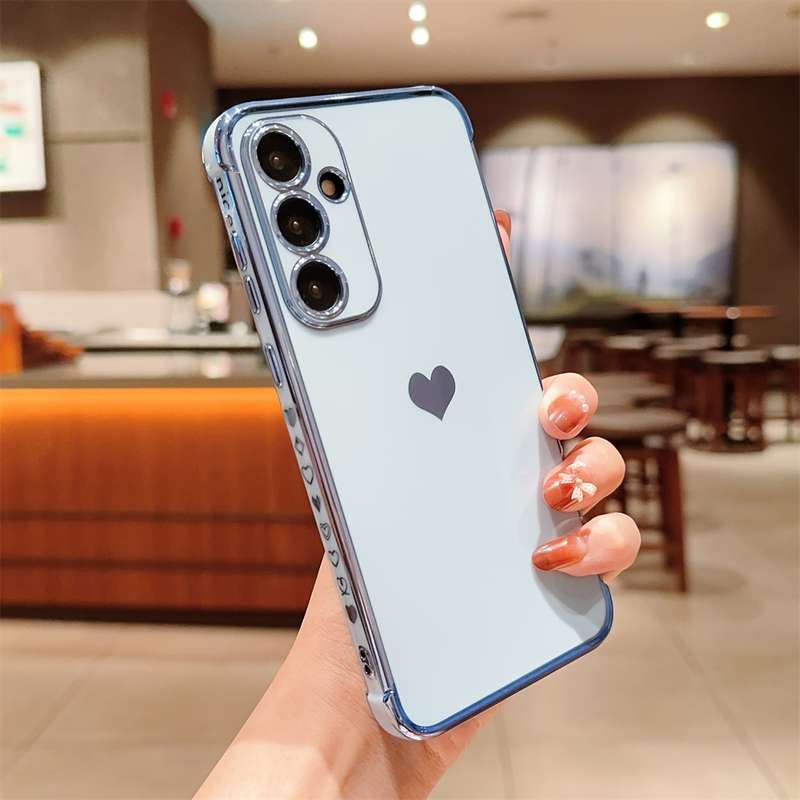 1Ps Pink Red For Samsung Galaxy A55 5G Phone Cases