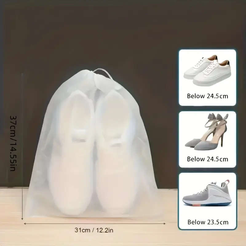 50-Piece Portable Shoe Organizer Bags