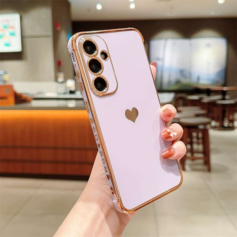 1Ps Pink Red For Samsung Galaxy A55 5G Phone Cases