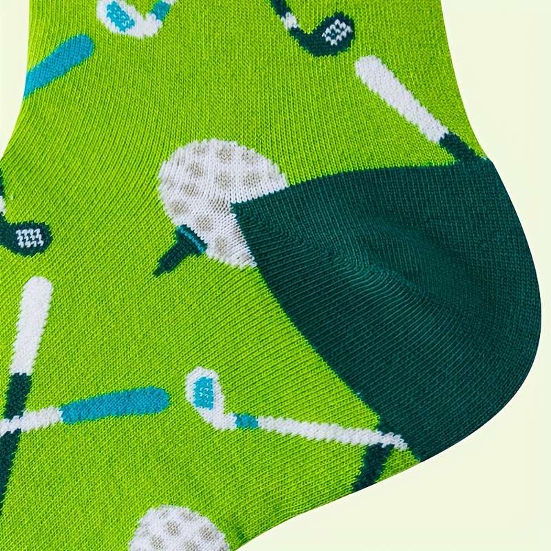 1 Pair Of Green One Size Socks