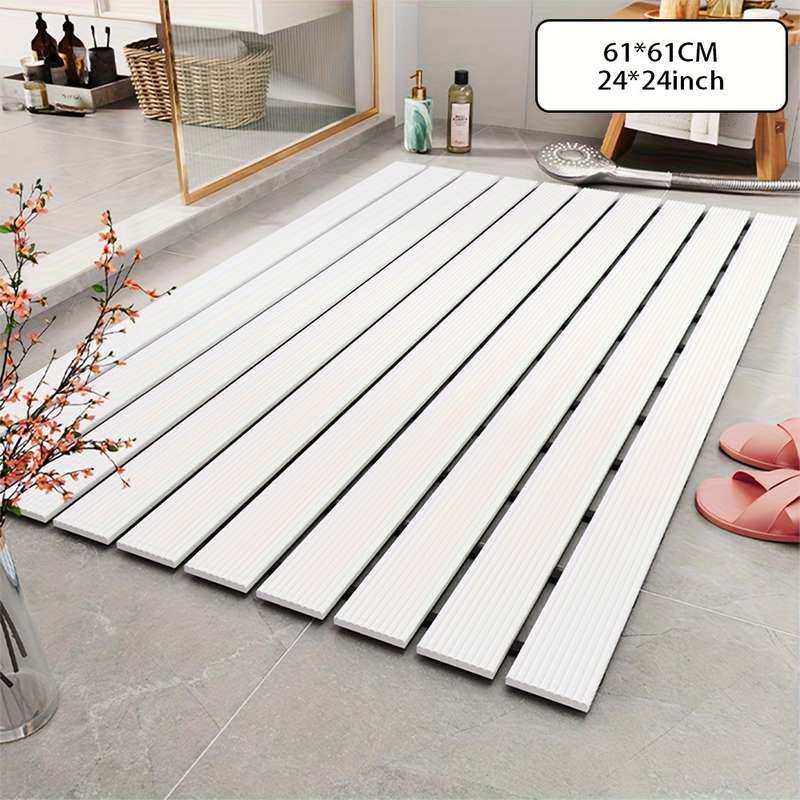 1Pc Brownness 24.01x24.01inch 61x61cm Floor Mat