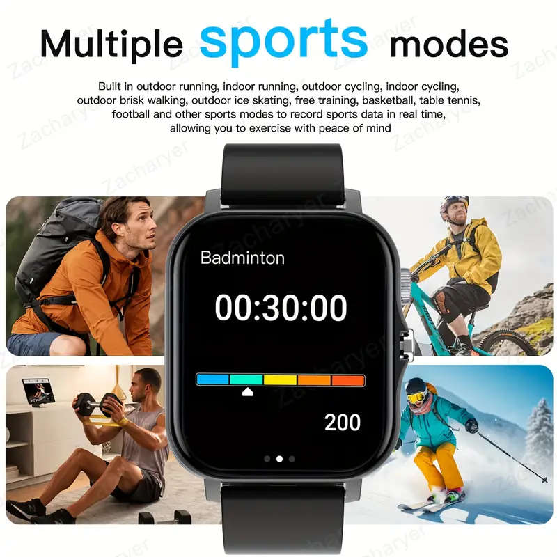 Sports Tracking Smartwatch Wireless Calling Dialing Multiple Sports Modes Call Reminder