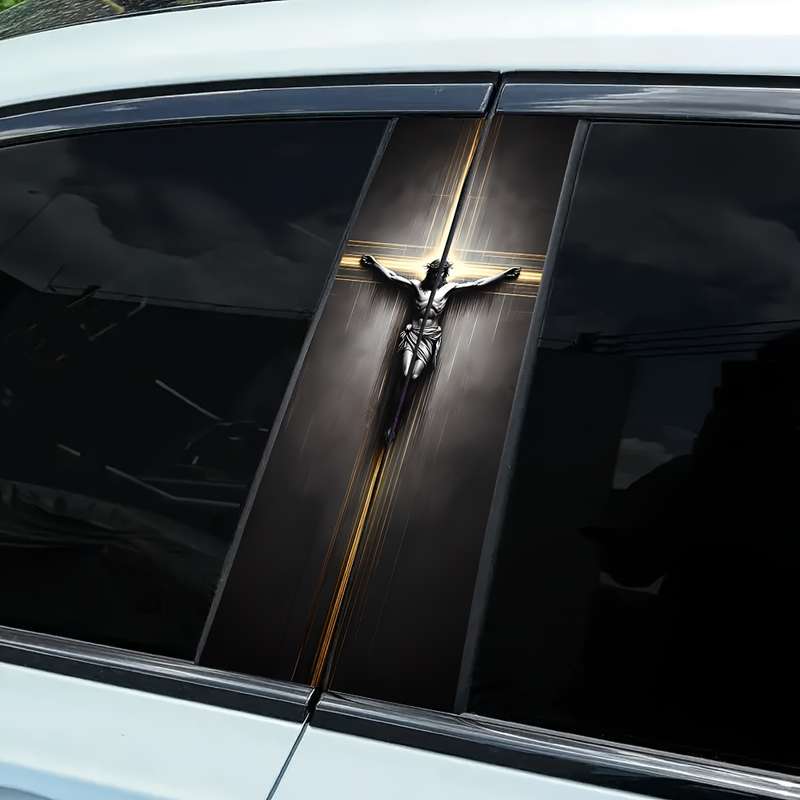 2pcs 25cm50cm Jesus Christian Themed Stickers