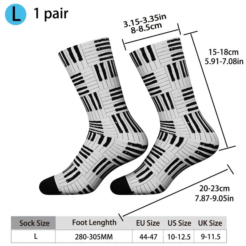 1 Pair Multicolor Size L Socks