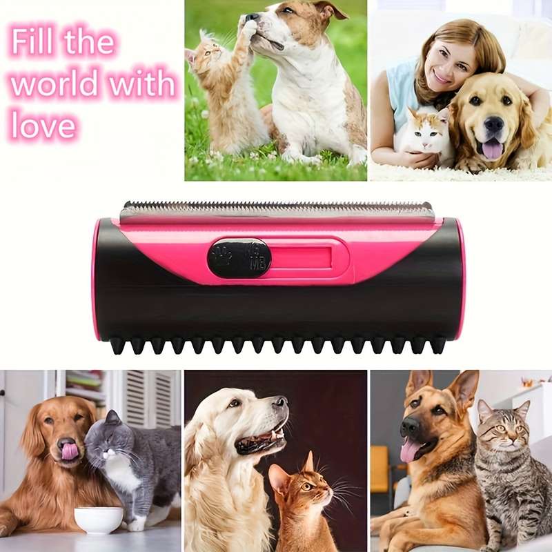 1pc Red Pet Comb