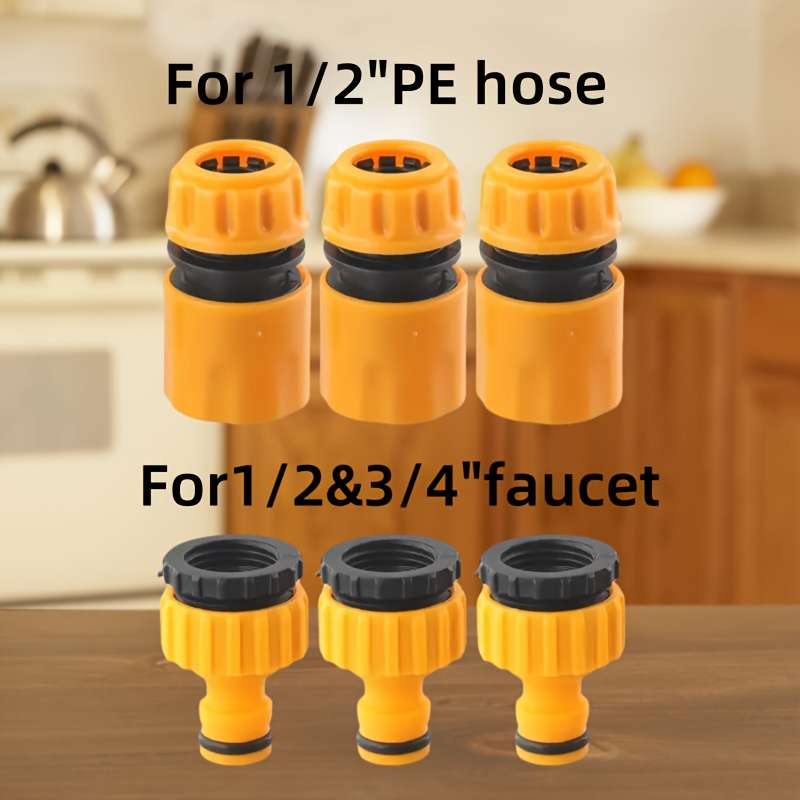 6Pcs Set Universal Hose Quick Connectors