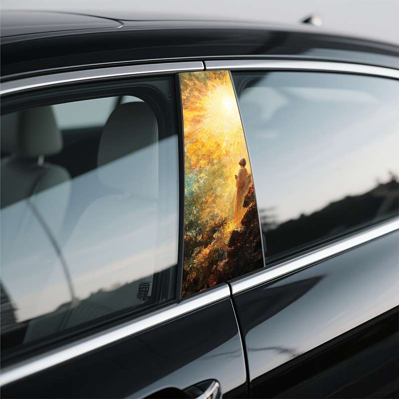 2pcs Jesus Christian Themed Stickers