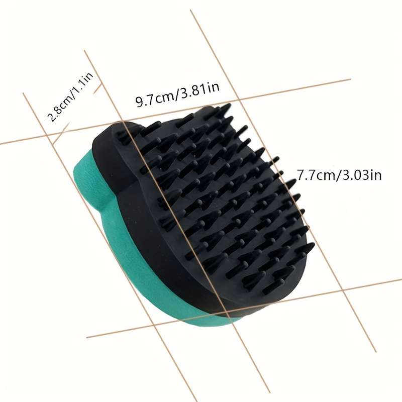 1pc Pink Silicone Hair Removal Comb Pet Comb