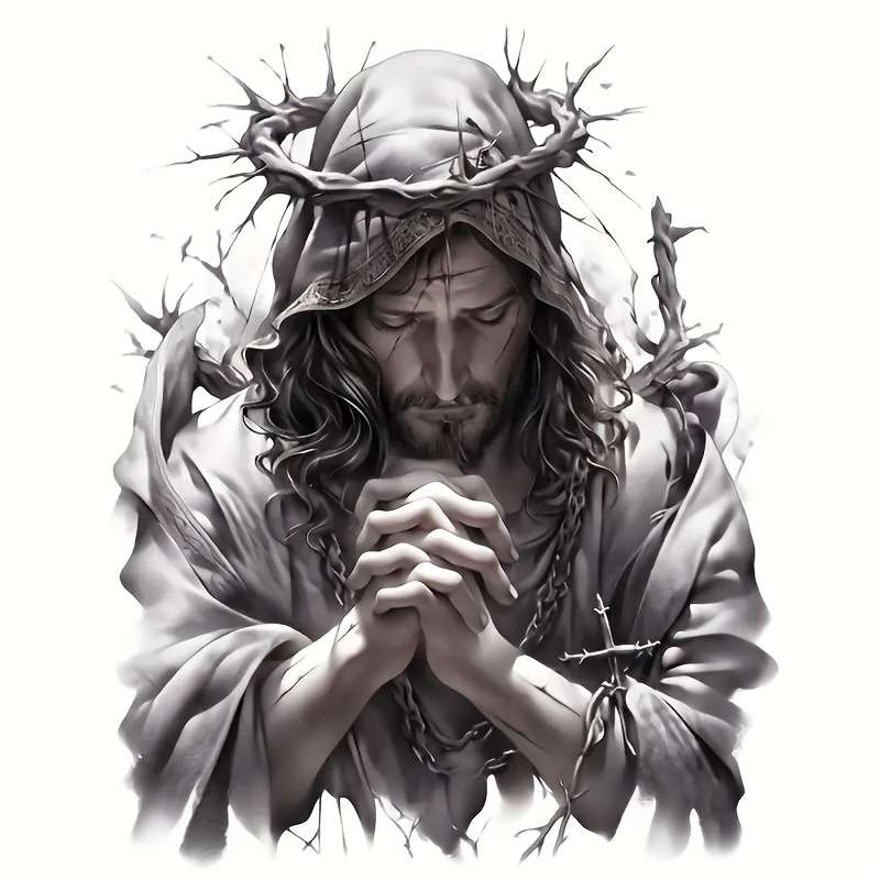 1pc Jesus Christian Themed Stickers