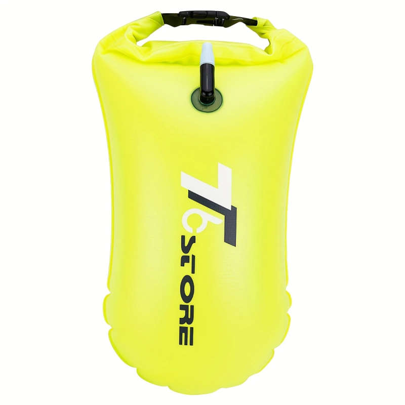 1pc 20L Swim Buoy Waterproof Dry Bag Swim Safety Float Keep Gear Dry for Boating Kayaking Fishing Ra