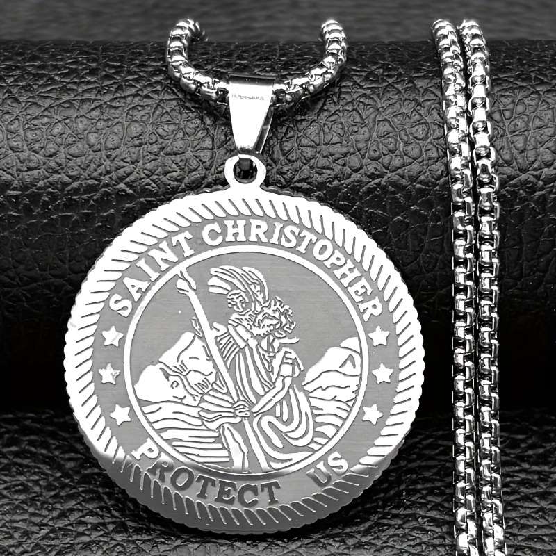 1 Piece Golden Jesus Theme Pendant