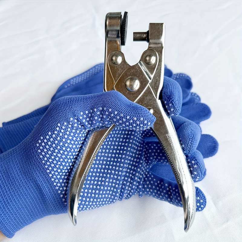 4Pairs BlackAnd Blue Multi Purpose Work Gloves