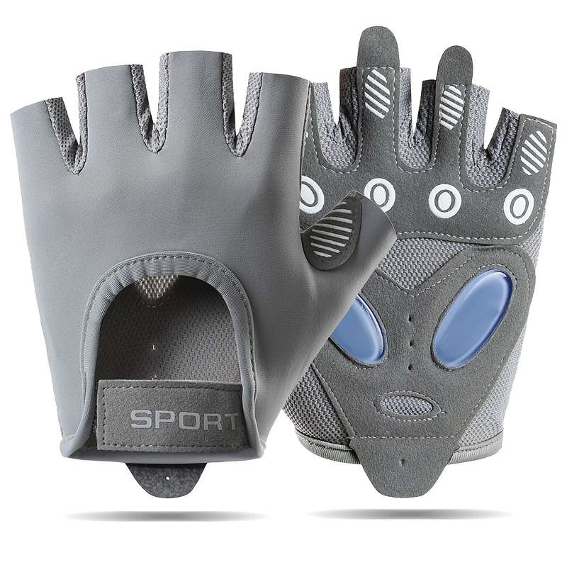 1 Pair Pink Size L Outdoor Sports Gloves