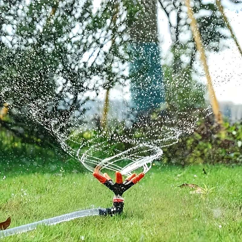 1Pc Rotating Lawn Sprinkler With Adjustable Nozzle
