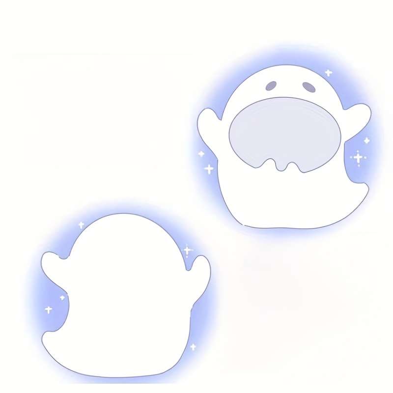 1pc Cute Ghost Ashtray Ceramic Irregular Shape High-End Decoration No Electricity Required for