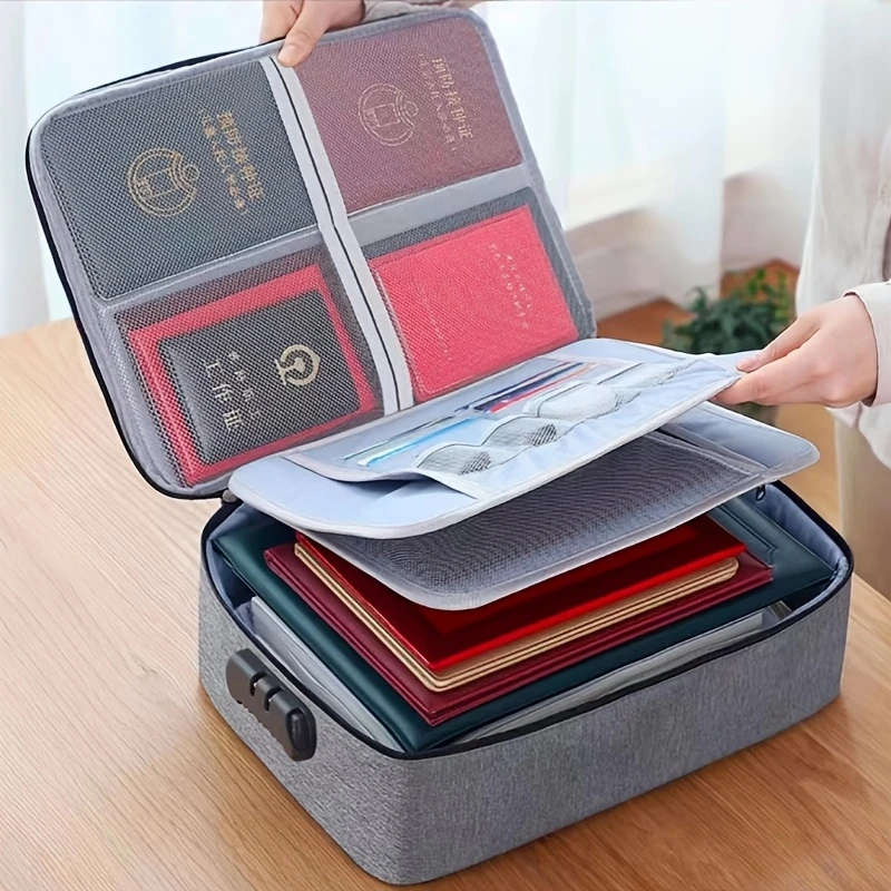 Lockable Document Bag With Money Pocket