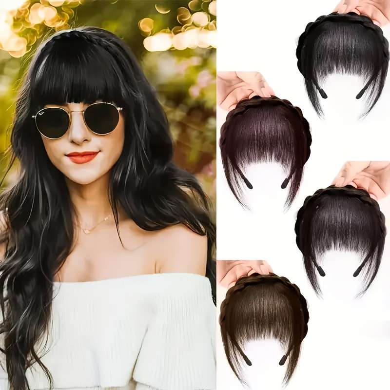 1Pc Black 15.24cm Fashion Design Wig