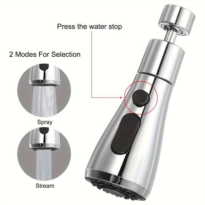 1pc Modern Kitchen Faucet RV Kitchen Faucet Polished Treatment Single Hole Installation Kitc