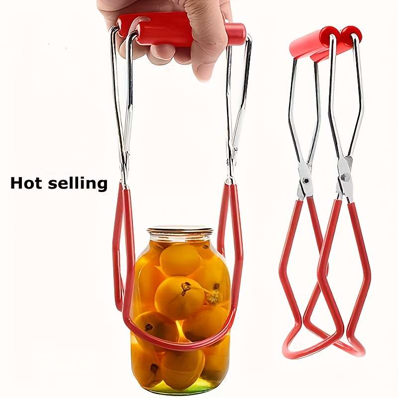 1pc Canning Tong Home Premium One Handed Canning Kit Jar Lifter Canning Tongs Mason Jar
