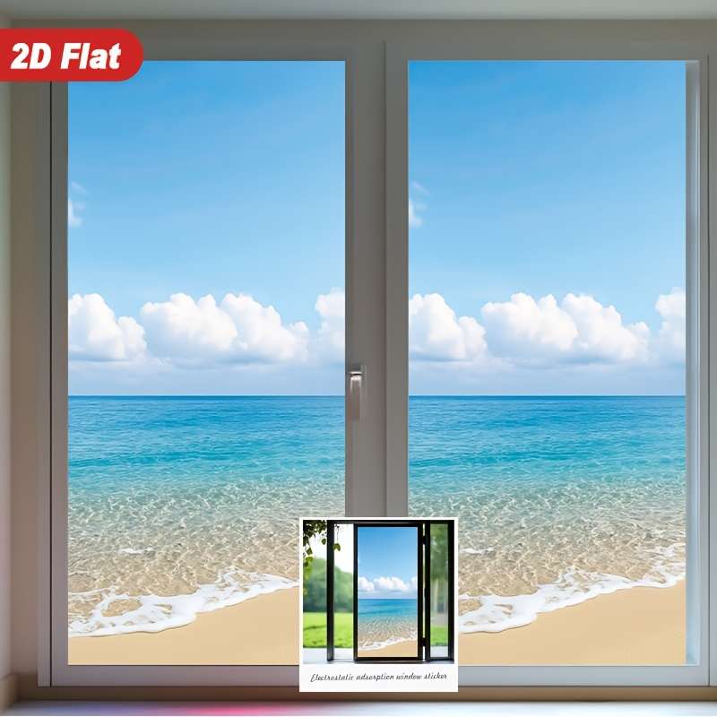 1pc 45x100cm Door Window Sticker