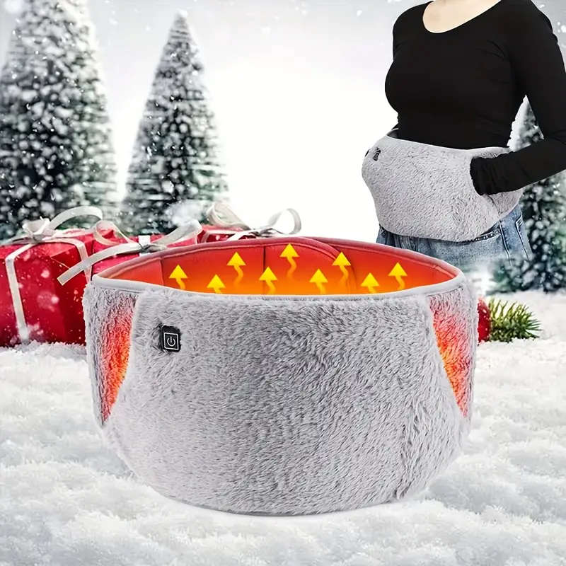 Glow Warmth, USB-Powered Portable Waist & Hand Warmer - Perfect Christmas Gift for Women, Ideal for