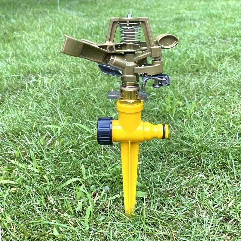 1Pc Metal Garden Sprinkler With Multi Component Kit