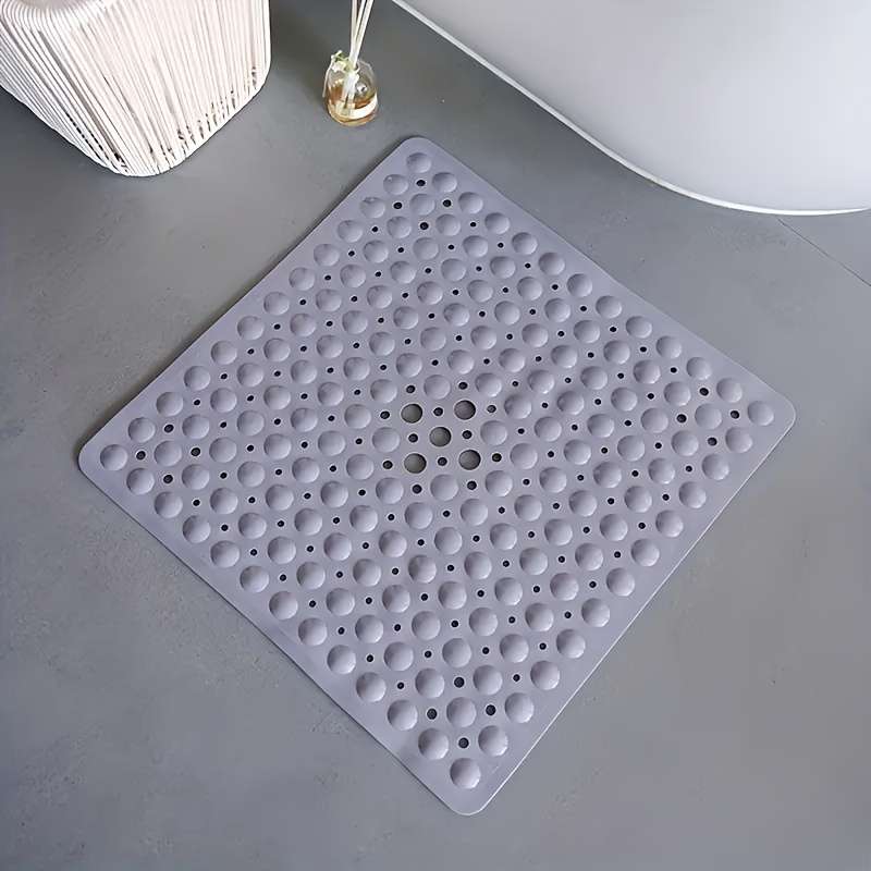 1Pc Light Blue 53x53cm Floor Mat