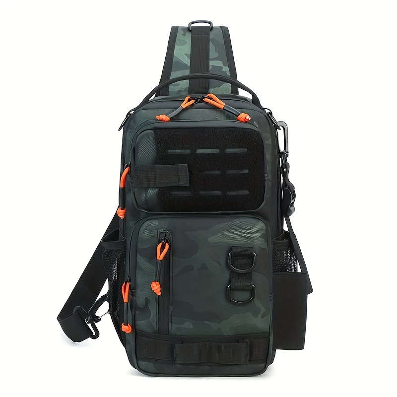 1pc Chest Bag New Large Capacity Outdoor Men's Chest Bag Shoulder Bag Men's Multi functional Fashion